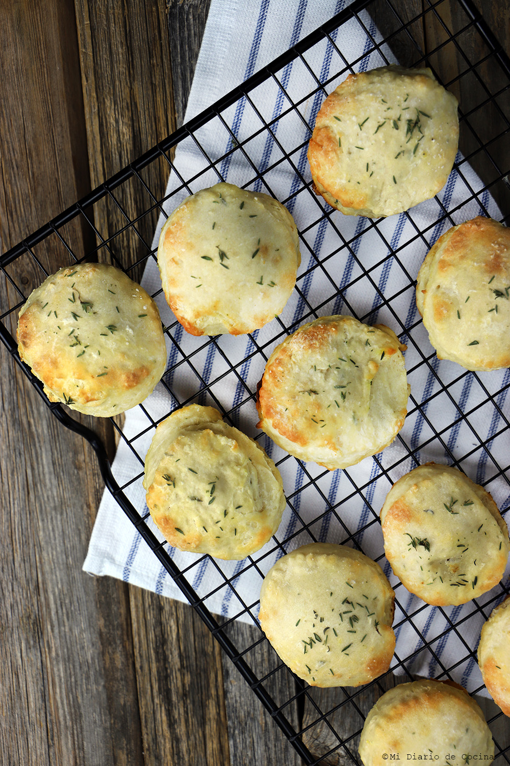 Biscuits de limón y tomillo
