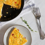 Frittata de tomate y queso