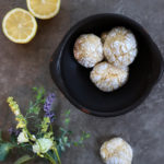 Galletas craqueladas de limón