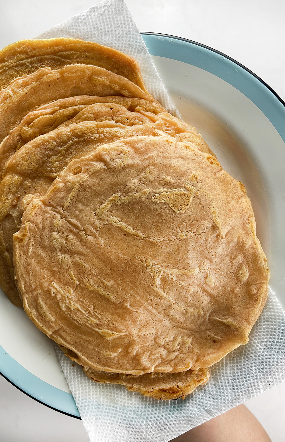 Panqueques de lentejas rojas