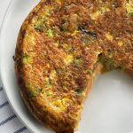 Tortilla de brocoli y zanahorias