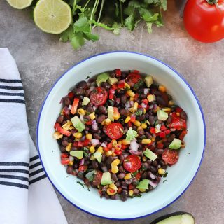 Ensalada porotos negros