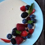 Sabayon con frutos rojos